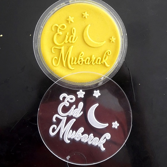 EID MUBARAK Special Acrylic Outbosser Fondant Stamps For Cakes and Cupcakes - Picture 3 of 5